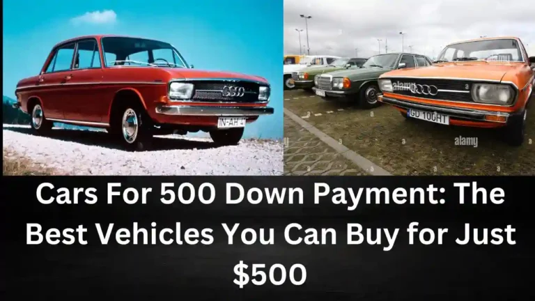 Cars For 500 Down Payment